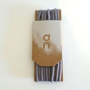 Gray ON running shoes laces